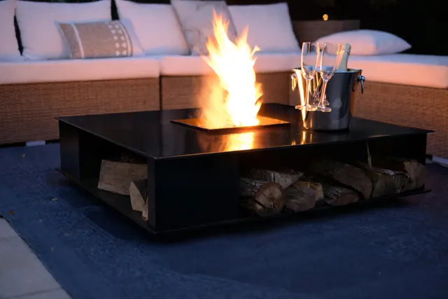 BRASERO B4U FIRETABLE (NOIR MAT, NON MERCI)