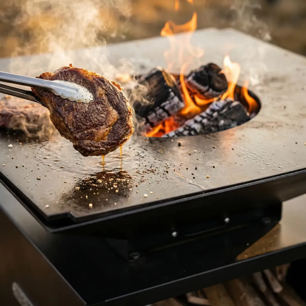 BRAZ'HERO CLASSIC'20 (FEU DE CAMP (HAUTEUR 50CM), SANS, SANS GRILLE SUPÉRIEURE)